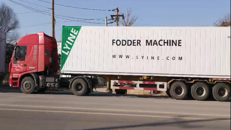 水培集裝箱農(nóng)場運輸車
